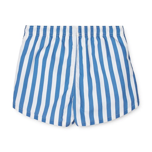 Aiden Board Shorts: Stripe Riverside/ Creme de la Creme