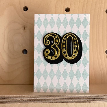 30 Diamond, Birthday Greeting Card