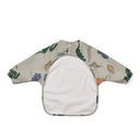 Merle Cape Bib, Dinosaurs / Mist