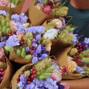 Dried Flowers Market More Bouquet - Purple Dusk