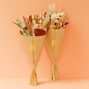 Dried Flowers Field Bouquet Large Exclusive - Sweet Caramel