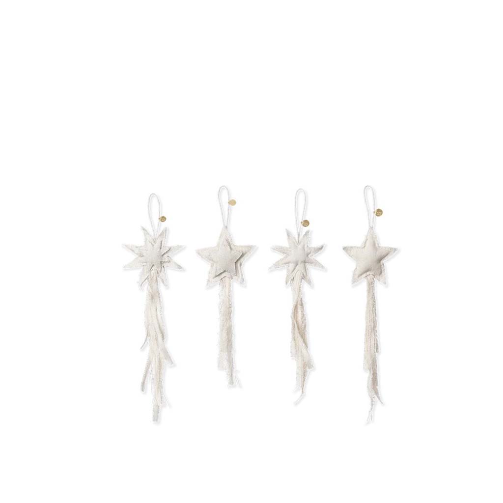 Vela Star Ornaments - Set of 4