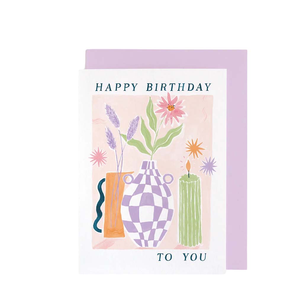 Still Life Birthday, Greeting Card