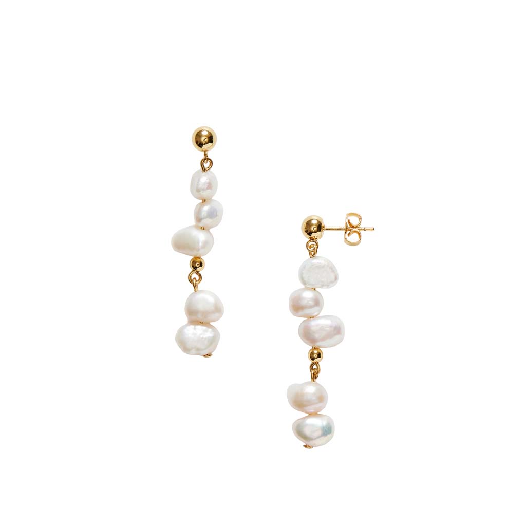 Pearly Drop Earring