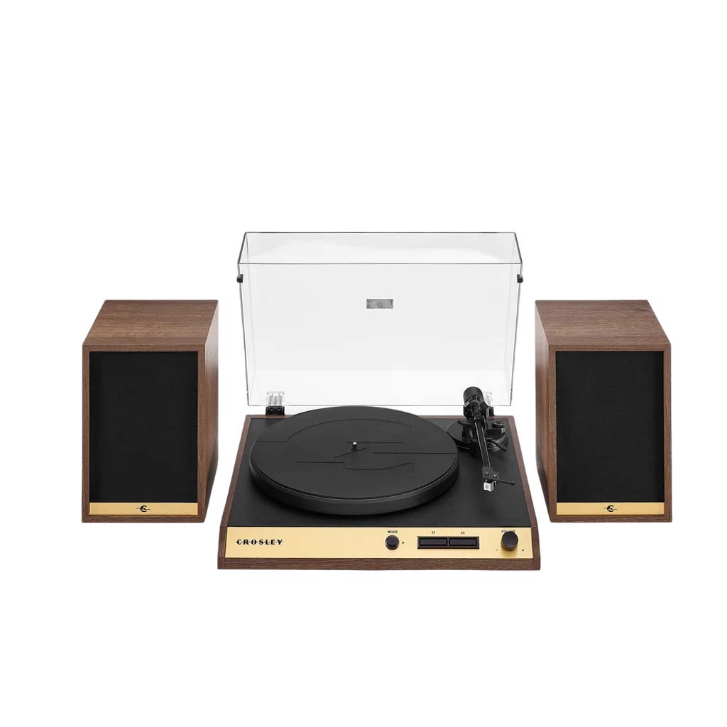 Crosley C72, Walnut w. Golden Details