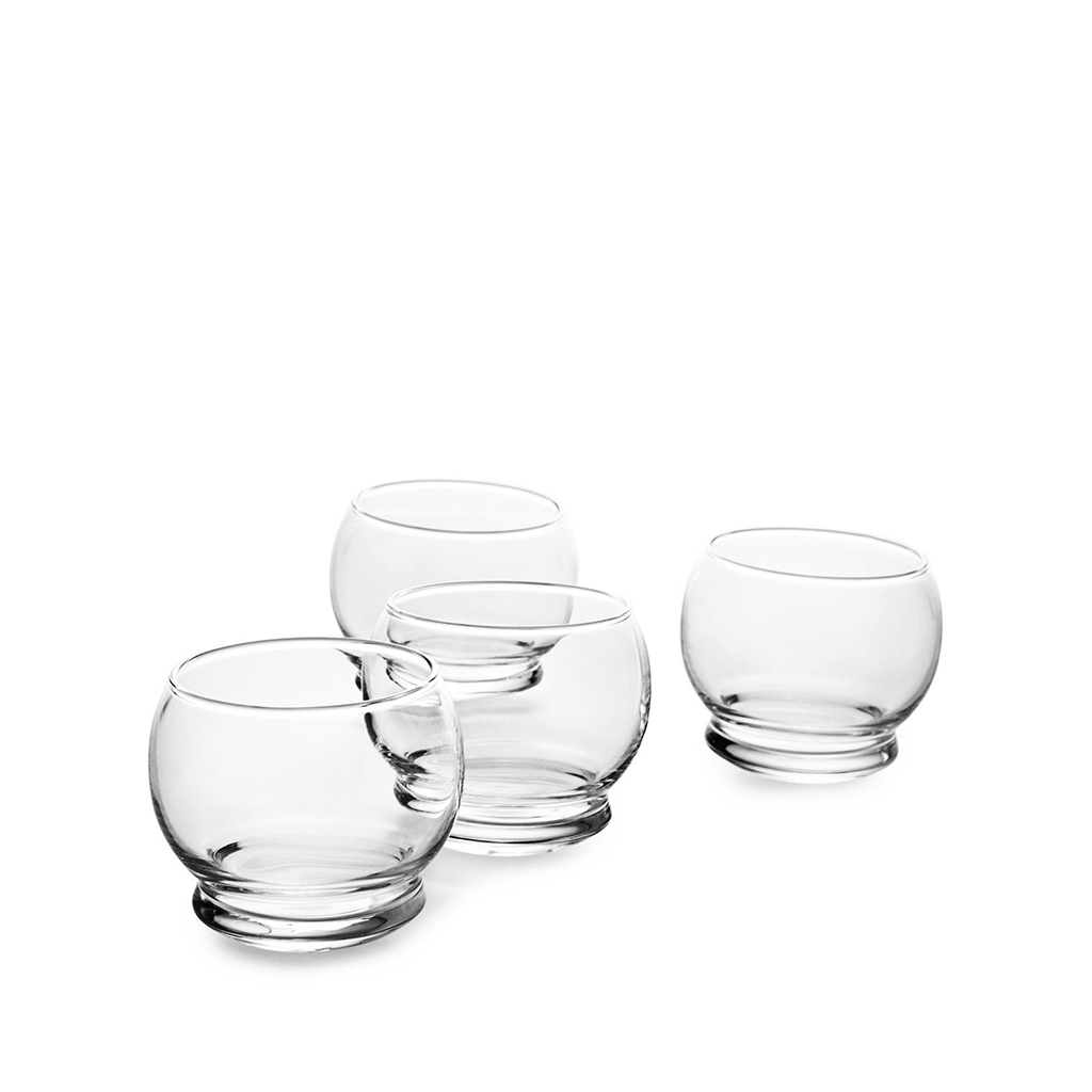 Rocking Glass, 4pcs, 25cl