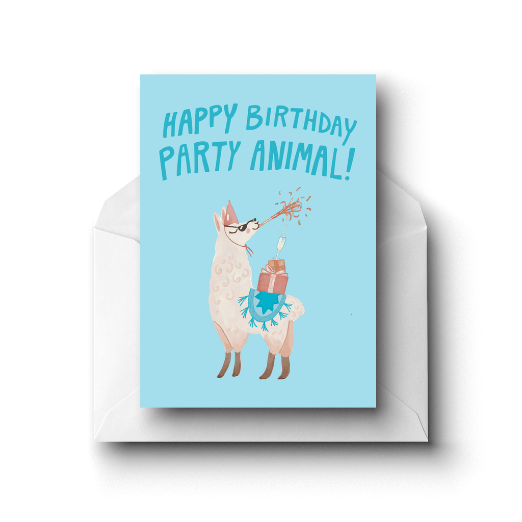 Party Animal, Greeting Card