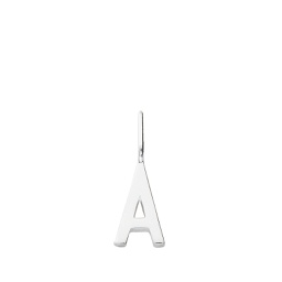 [FSDL00300] Silver Letter Charm - 10mm