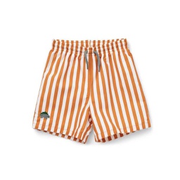 [KDLW06500] Duke board shorts - Stripe: Mustard/white
