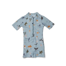 [KDLW07000] Max Swim Jumpsuit, Sea Creature Mix