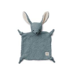 [KDLW15500] Lotte Cuddle Cloth, Rabbit Whale Blue