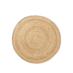 [HDFM18200] Eternal Round Jute Rug