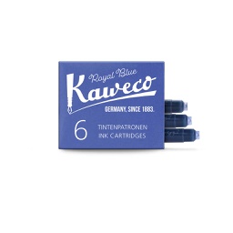 [STKW07301] Kaweco, Ink Cartridges 6-Pack Royal Blue