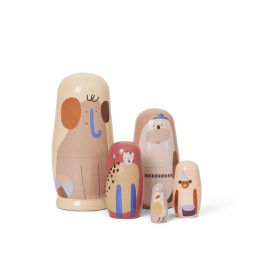 [KDFM04501] Critter Nesting Dolls