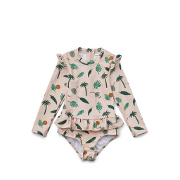 [KDLW35500] Sille Swim Jumpsuit: Jungle/ Apple Blossom Mix