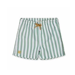 [KDLW36200] Duke Board Shorts: Stripe: Peppermint/White