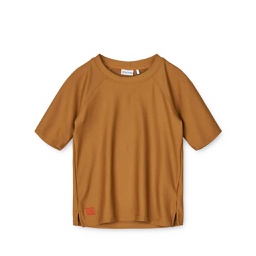 [KDLW36900] Noah Shortsleeve Swim Tee: Golden Caramel