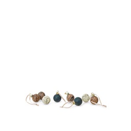 [SDFM04003] Marble Baubles - S - Set of 8