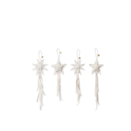 Vela Star Ornaments - Set of 4