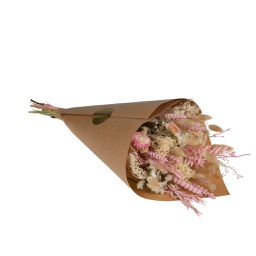 [HDFL01901] Dried Flowers Field Bouquet Exclusive Blush