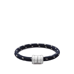 [FSMI01600] Single Rope Bracelet, Stainless Steel, Navy