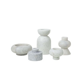 [HDTD02901] Stone Stacking Candleholder